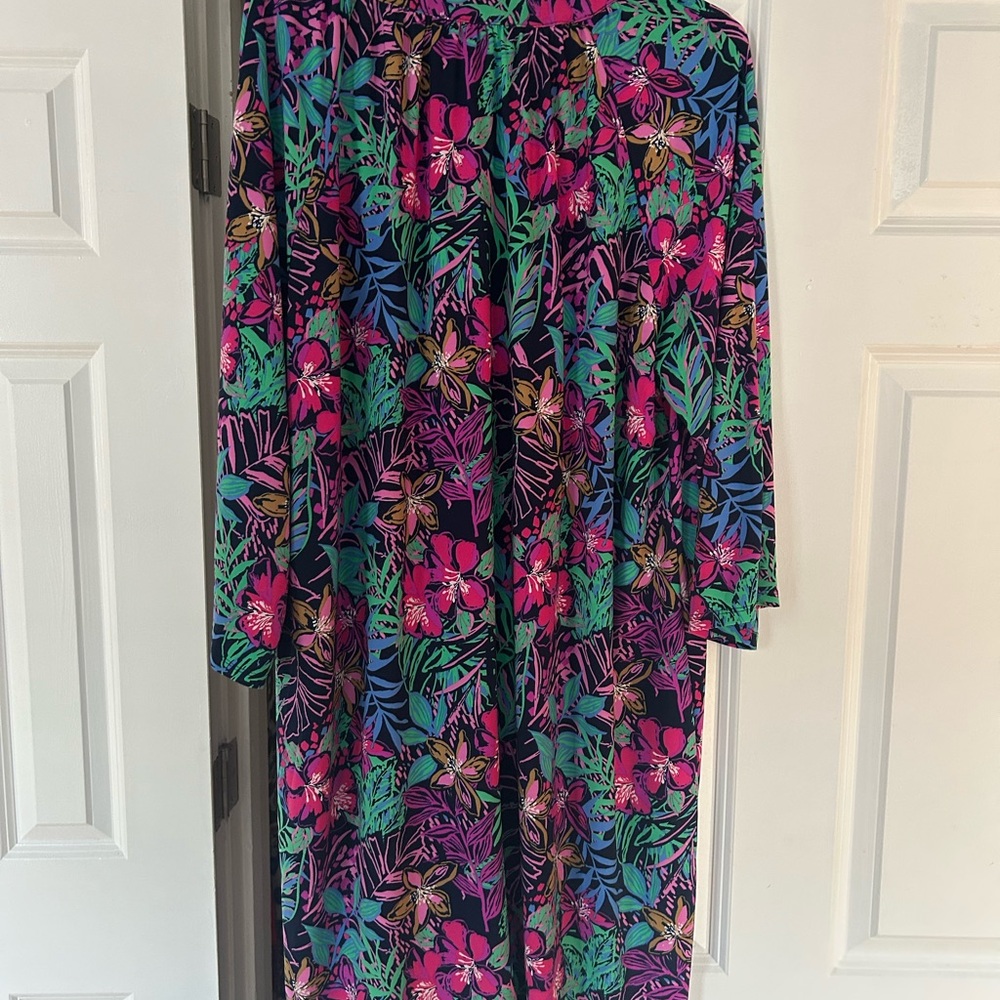 Floral Multicolor Women's Dress